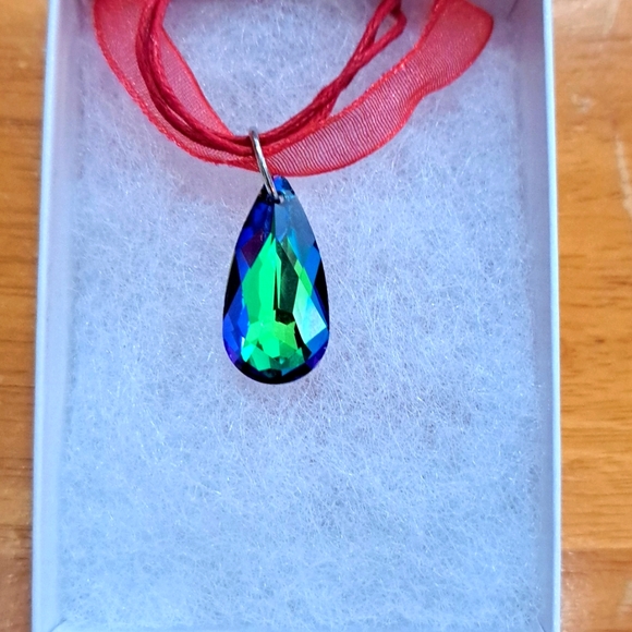Jewelry - Midnight Ocean Crystal Marquise Necklace